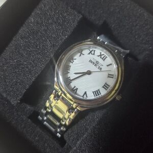 Invicta Silver and Gold Watch
